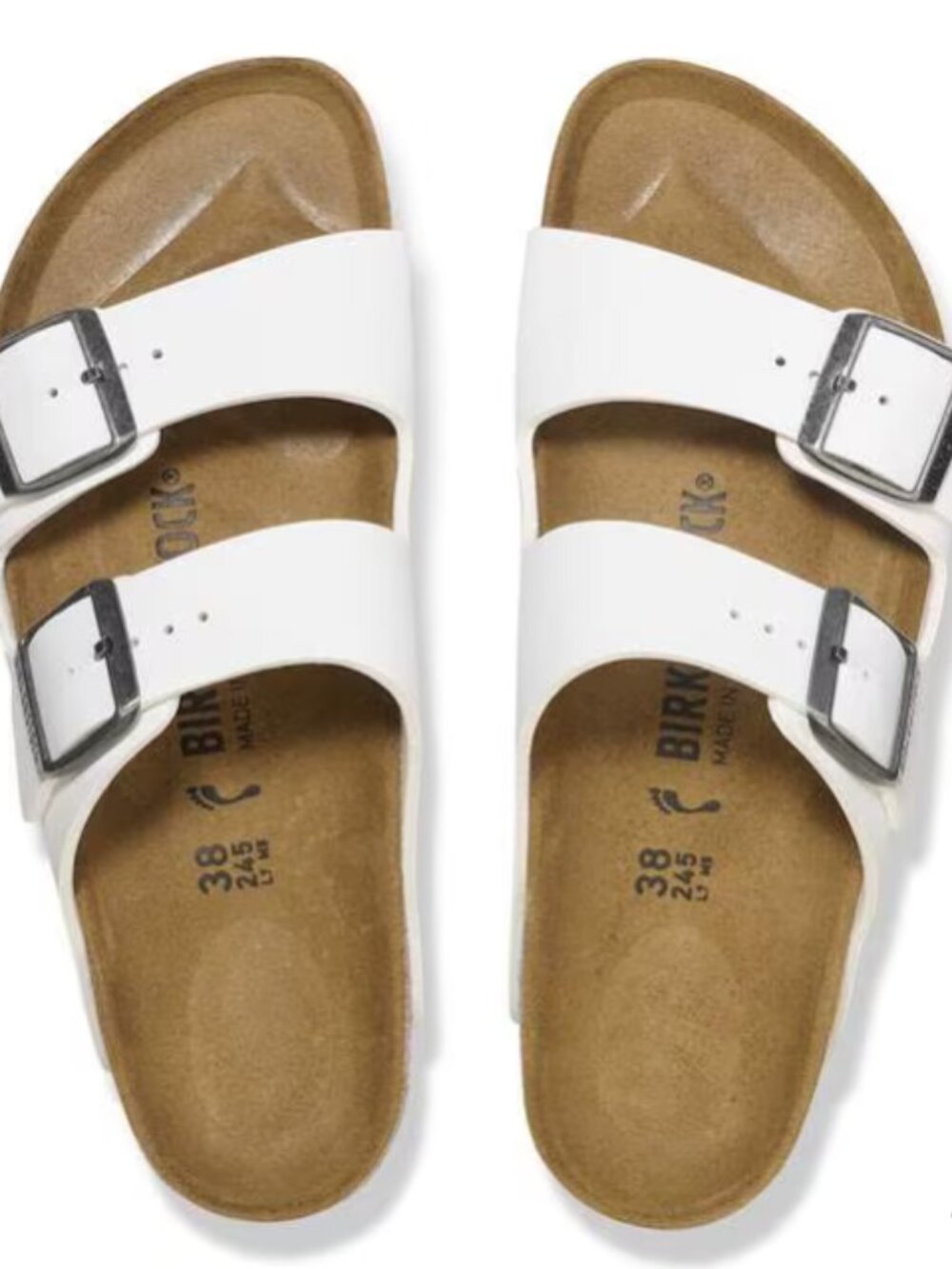Birkenstock - Arizona  Birko-Flor - Size 38 - White